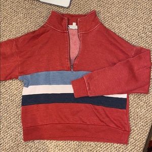 Quarter zip sweater